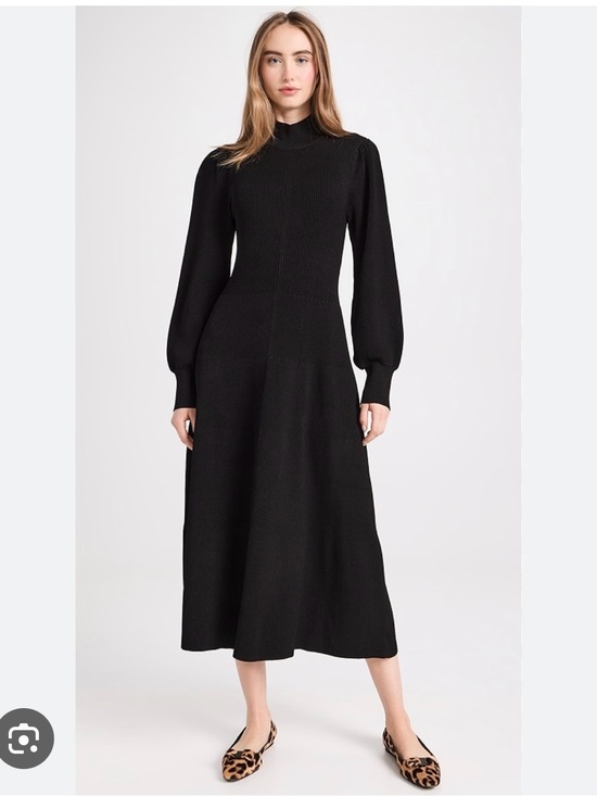 Hill House Dresses & Skirts - Hill House Black Long-Sleeve Maxi Knit Dress